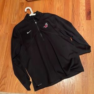 Fairfield University Nike  Dri-fit XL  three-quarter zip pull over NWOT